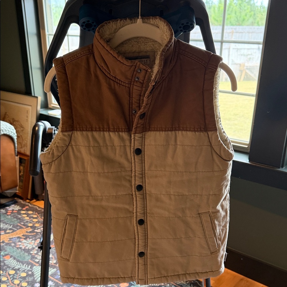 Kids Brown and Tan Vest
